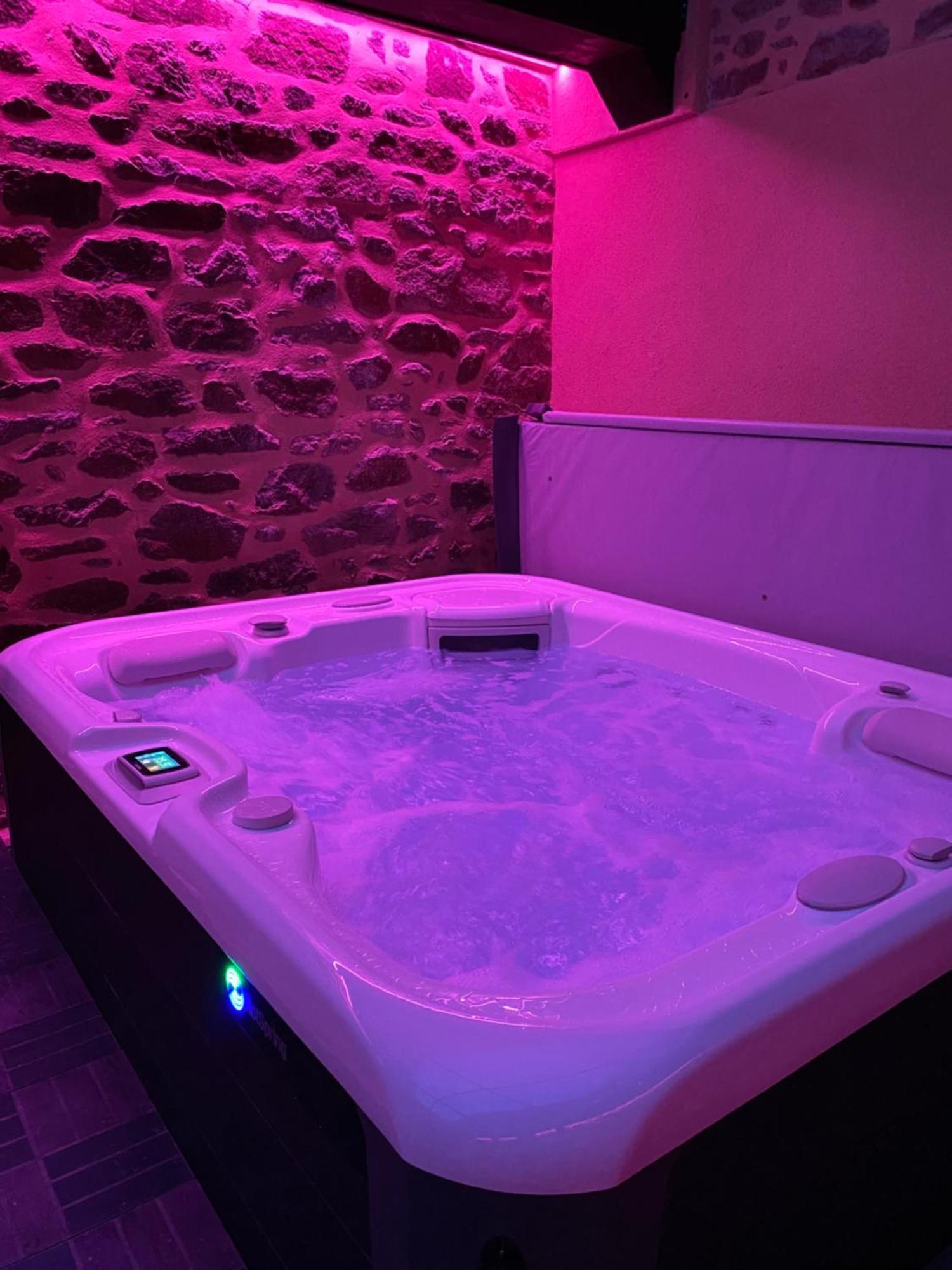 Villa Lily Spa, Chambre D'Hotes Avec Spa Privatif La Vicomté-sur-Rance Buitenkant foto